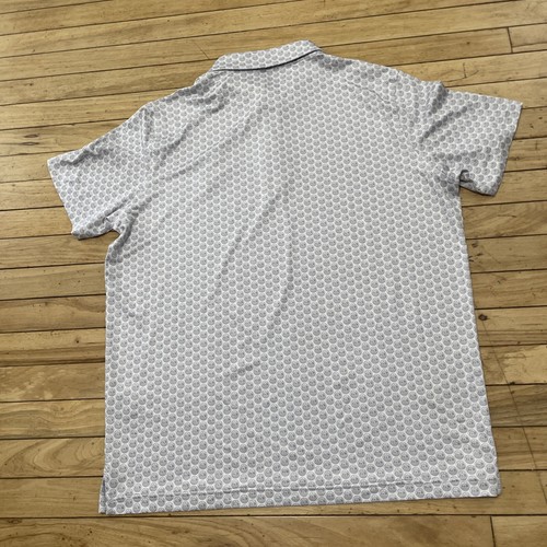 JRich Apparel Co. Polo Shirt Men L Texas Masters Golf Logo Preppy Cream Gray 48" - Picture 20 of 21