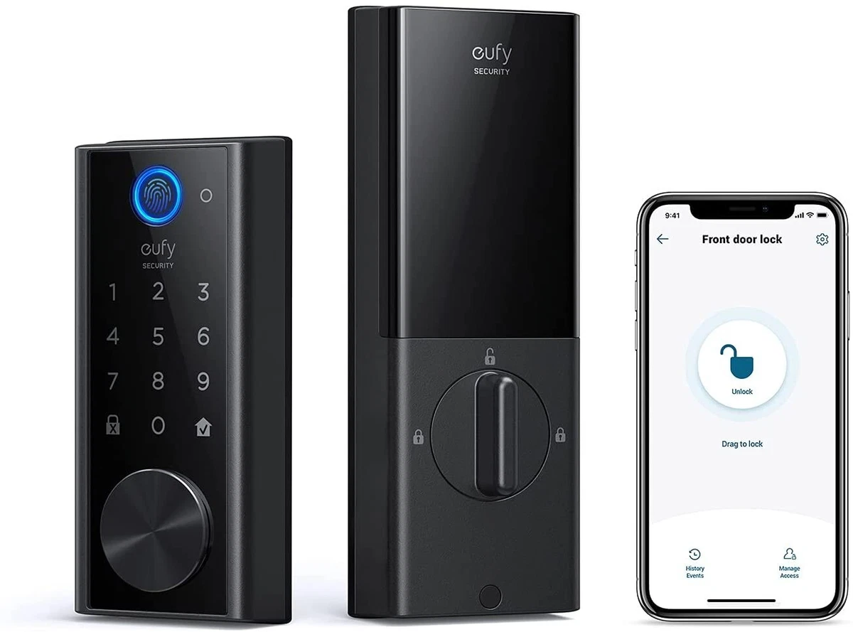 eufy S230 Smart Lock Wi-Fi Touch Fingerprint Keyless Entry Door Lock