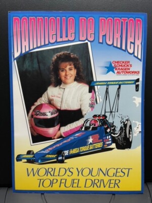 VRHTF NHRA VERY COOL''DANNIELLE DE PORTER'' TOP FUEL PRESS KIT LOTS OF PICS-INFO