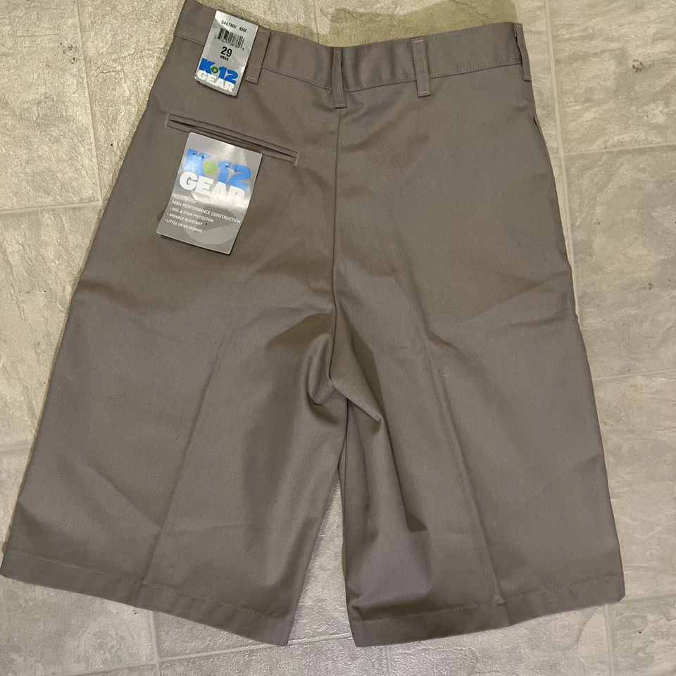 K12 Gear Uniforms, Pantalones Cortos de Alto Rendimiento Para Hombre Talla 29, Caqui Tostado - 4 Bolsillos Foto 3 de 4