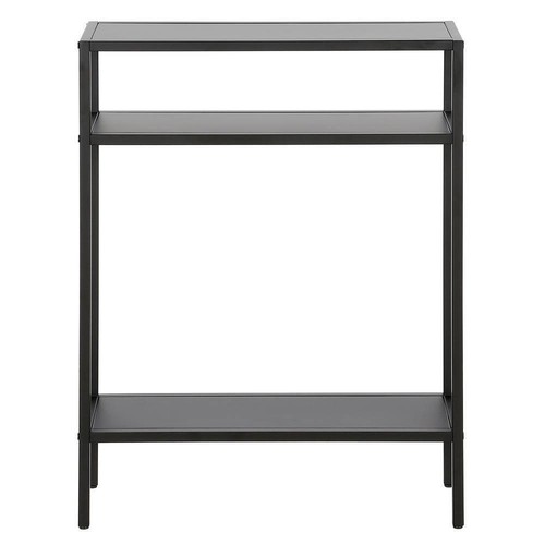 Meyer+Cross Console Table 22"L x 29.5"H x 8"D 2-Shelves Steel Blackened Bronze - Picture 5 of 8