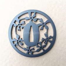 Steel Iron Handguard Tsuba Guard Japanese Japan Katana Samurai Sword Fittings