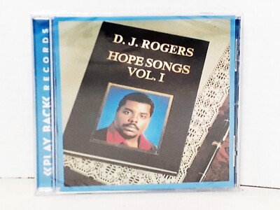 D.J. Rogers  Hope Songs Vol 1  CD 2016 Gospel Playback Records New SEALED 924