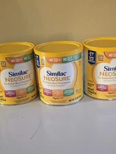 Similac Neosure For Babies Born Prematurely, 13.1 Oz, Expires 10/1/2025- 3 Cans