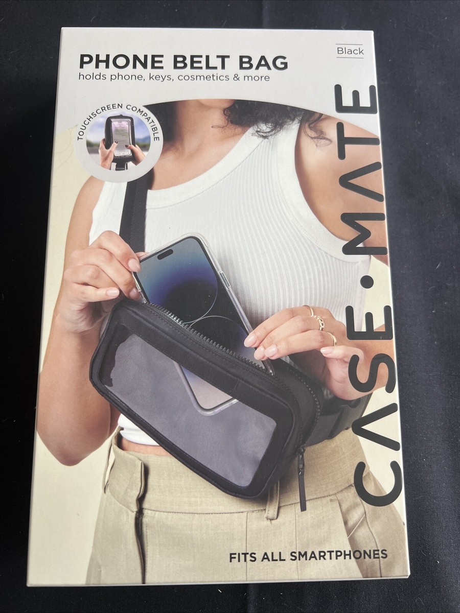 Case-Mate - Belt Bag for Most Cell Phones - Black | eBay