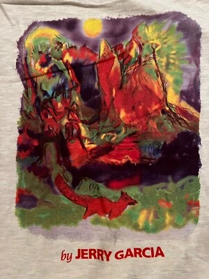 Grateful Dead ☮️ Jerry Garcia Rare Limited Promo Ash Large Shirts