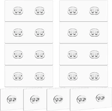 12 Pack Adhesive Hooks Sticker Strong Adhesive Wall Hooks Waterproof Adhesive Ho