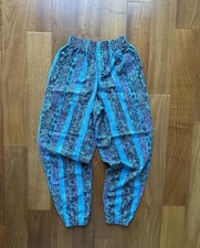 Vintage 80s California Gecko Surfwear All Over Print Abstract USA Skate Pants