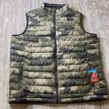 Columbia Powder Lite Vest Mens 2XT Omni-Heat Thermal Reflective Lining Camo