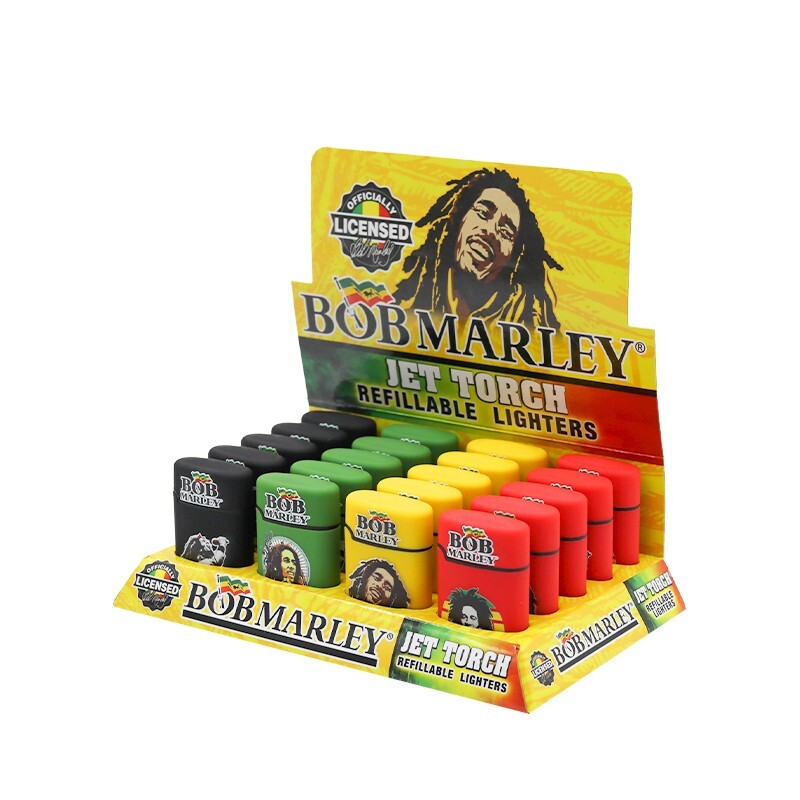 BOB MARLEY JET TORCH-REFILLABLE LIGHTERS-COUNT 1