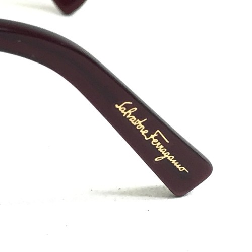 Salvatore Ferragamo Eyeglasses Frames 2607 459 Cloudy Red Cat Eye 54-15-130 - 第 6/11 張圖片