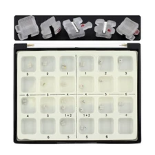 Dental Orthodontic Ceramic Brackets Metal Slot Aesthetic Roth 022 3M Clarity