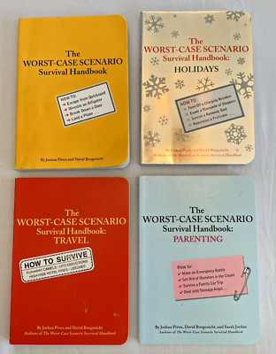 Worst-Case Scenario Survival Handbooks  Lot of 4  Vacation, Holidays, Parenting