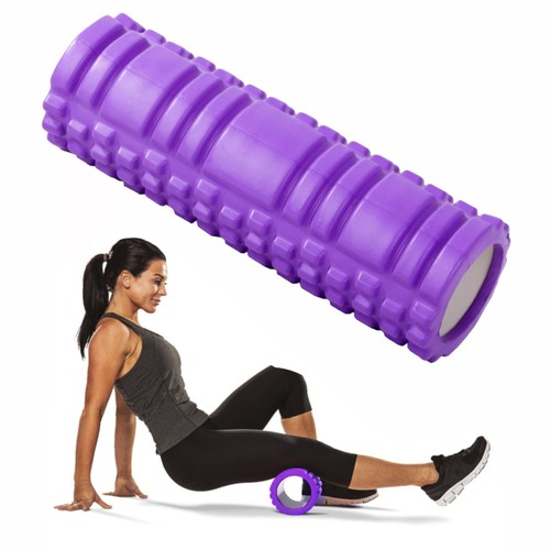 Foam Roller Trigger Yoga Point Massager Grid Texture Massage Block Pilates - Picture 26 of 35