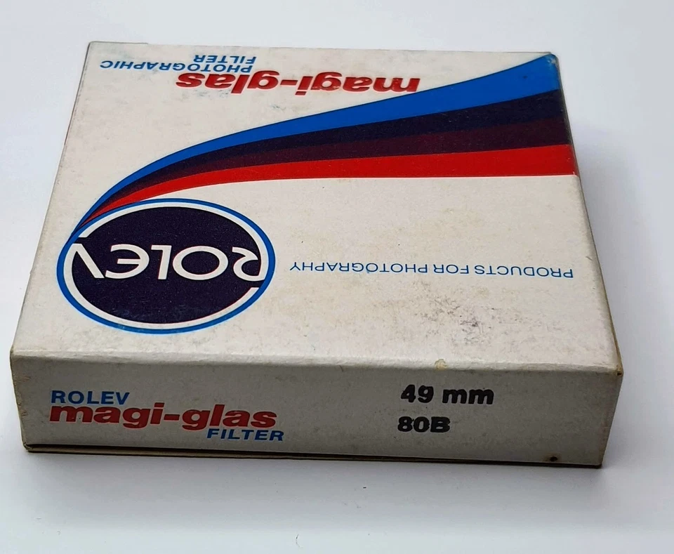 49mm Blue 80B 80-B 80 B Glass Lens Color Conversion Filter 49 mm Rolev German US - Image 3 of 3