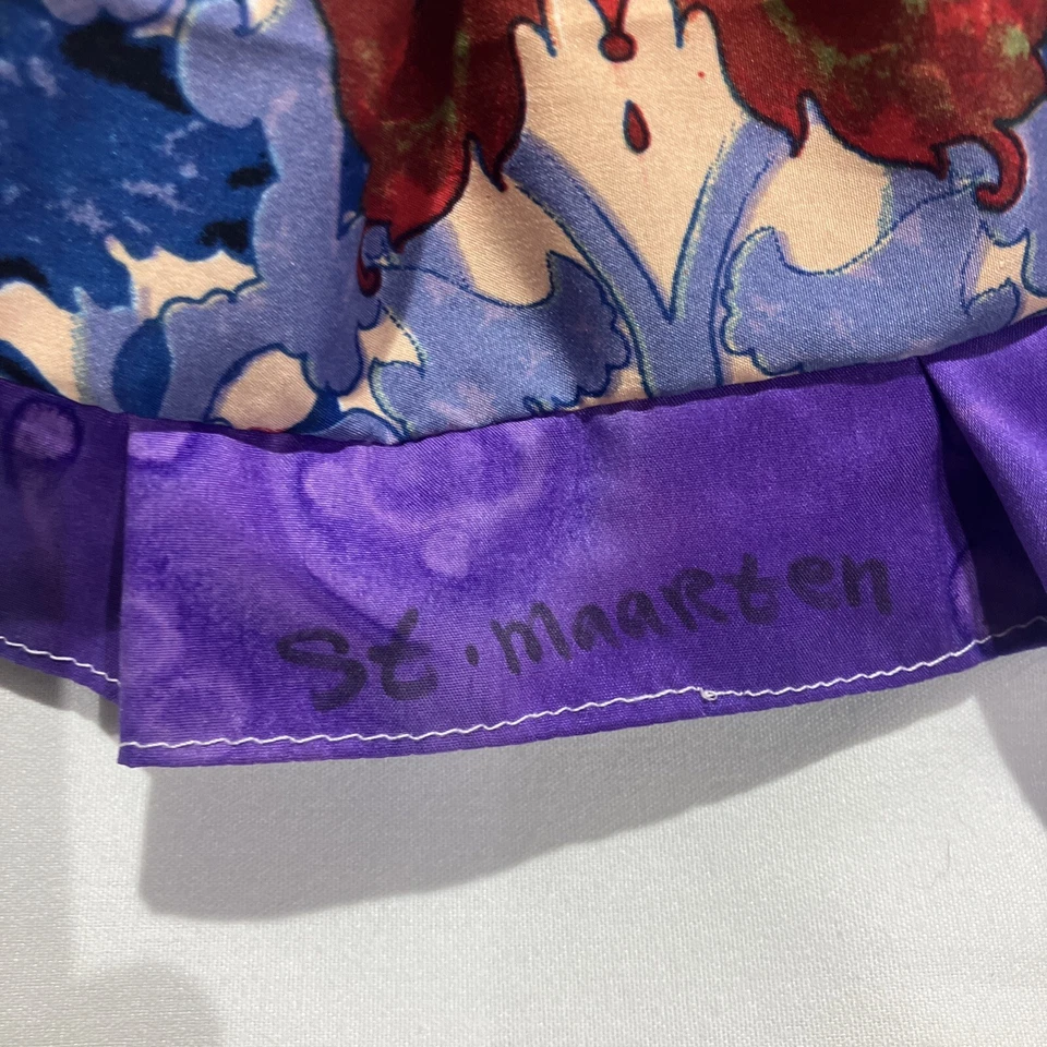 Handmade St. Maarten Reversible Caribbean Doll 12” - Image 4 of 4