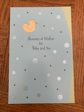  1 Baby Shower Greeting Card with envelope