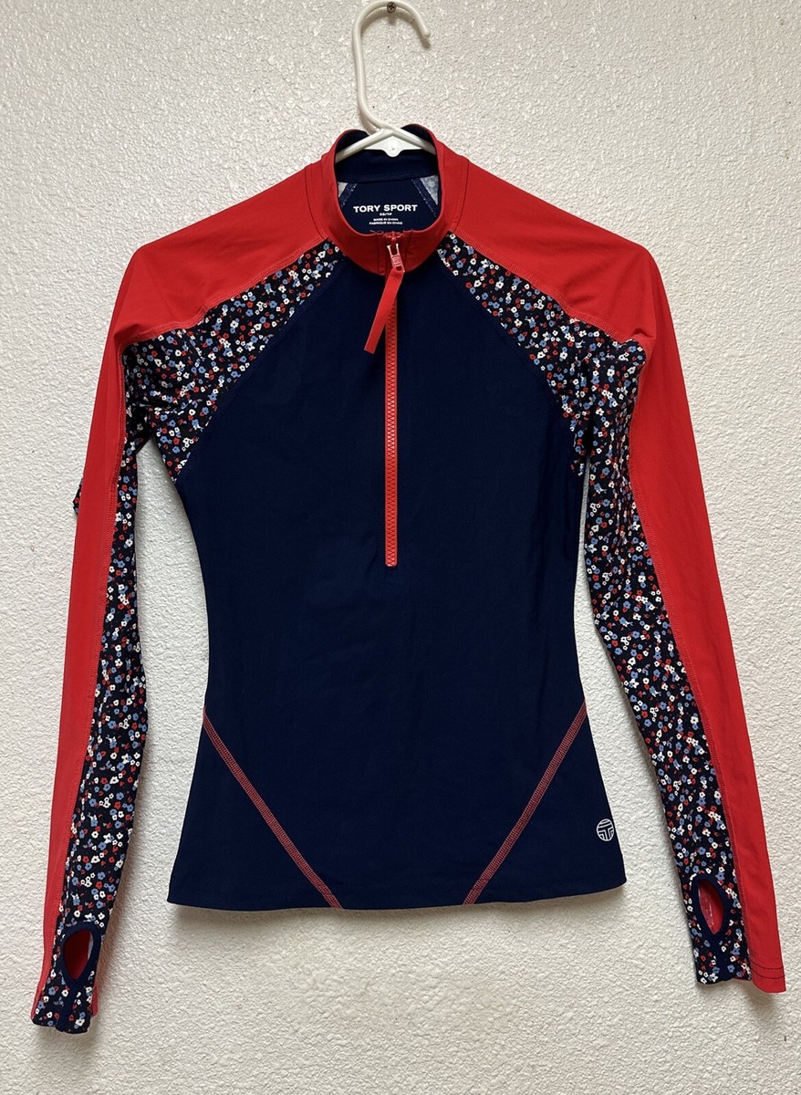 Tory Sport Women's 1/2 Zip Pullover Sz XS Excellent Tory Sport Women's 1/2 Zip Pullover Sz XS Excellent