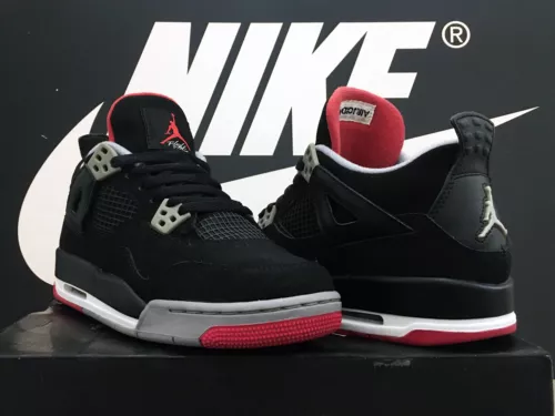 Vintage 2012 Air Jordan 4 Retro GS UK5 EU38 Bred Cement Oreo Thunder SB 1 3 OG RARE