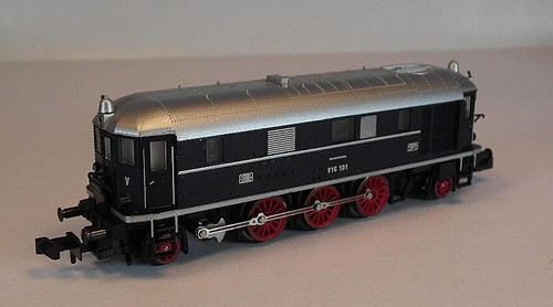Minitrix Spur N 1/160 Nr. 12800 Diesellok BR V 16 101 der DR OVP #134