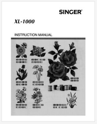 #ad Singer Quantum XL1000 Instruction Manual Operation Manual on USB or Printed $27.99