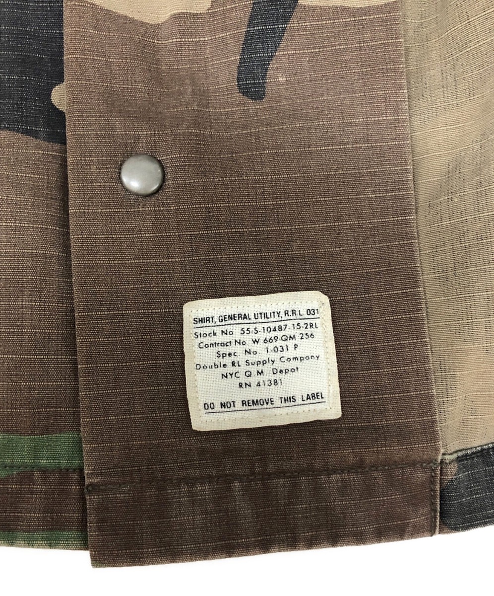 RRL RALPH LAUREN 13 STAR BUTTON CAMOUFLAGE MILITARY JACKET MEN