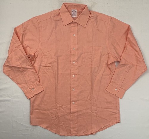 royal oxford orange dress shirt sz 15.5 
