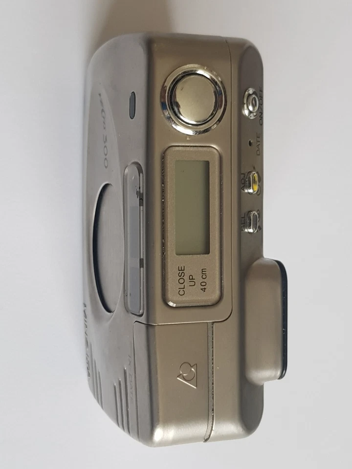 Minolta Vectis 300 IX-Date Silver APS Film Camera Point & Shoot Tested Working - Image 4 of 4
