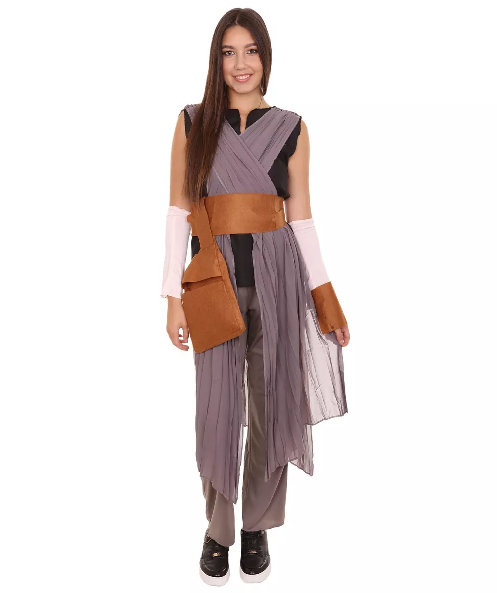 Women Star Wars 8 The Last Jedi Rey Cosplay Costume Outfit Tops