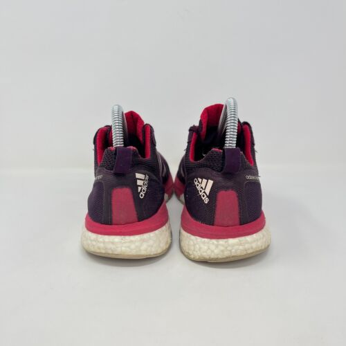 Adidas Adizero Tempo 9 Boost Red Night Athletic Running Shoes Women's Size 9 - Picture 4 of 10