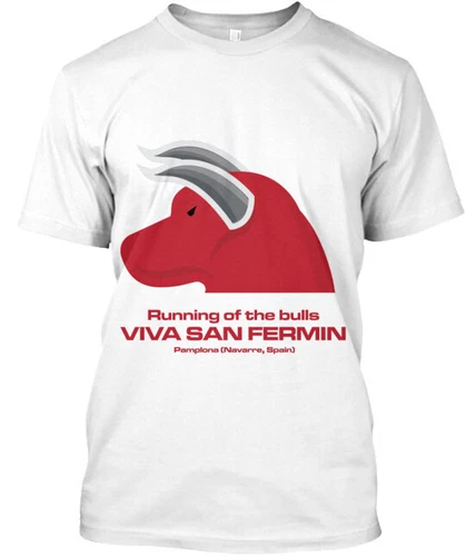 Running of the Bulls Viva San Fermin Tee T-Shirt Unisex Größe S bis 4XL - Bild 1 von 3