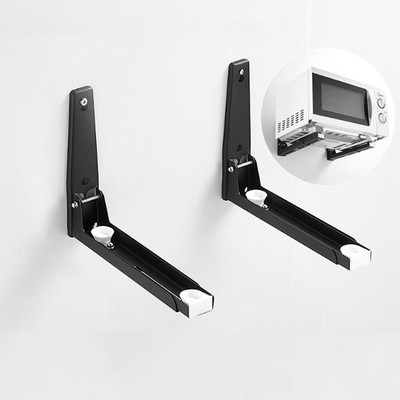 304 Stainless Steel Microwave Shelf Wall Mount,Microwave mounting kit, Foldab...