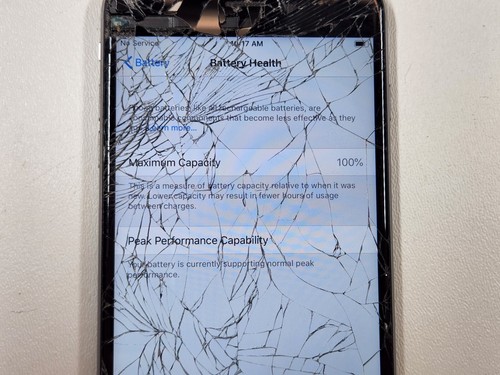 Apple iPhone 6 Plus (A1524) 16GB - Gray (Unlocked) Smartphone - CRACKED - Q0731 - Picture 6 of 10