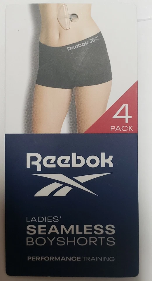 Reebok Women's Briefs S Boyshorts 4 Pack Seamless Performance Training Stretch - Image 4 of 4