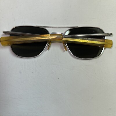 American Optical AO 1/10 12K GF 超希少 Vintage American Optical AO Aviator Sunglasses 1/10 12K GF 5 1/2