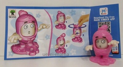2017 Go Move Oddbods Newt rosa + BPZ SE151 Augen mit Rand