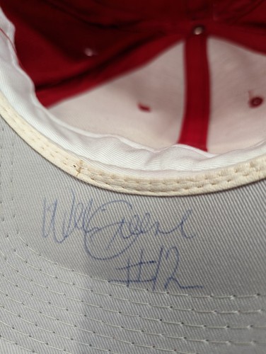 VTG Cincinnati Reds Willie Greene #12 Signed Baseball Cap 100% Wool Size 7 1/8 - Picture 8 of 12