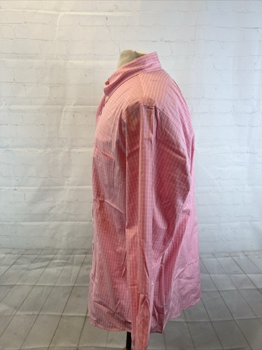 Brooks Brothers Men's Pink Plaid Cotton Dress Shirt 16 - 34/35 $125 - Picture 4 of 8