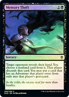 Memory Theft FOIL Throne of Eldraine MINT Black Common MAGIC MTG CARD  ABUGames | eBay