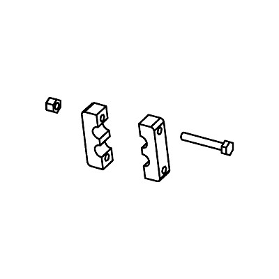 Boss Part # MSC09097 - Power/Ground Cable Mount Bracket with Hardware