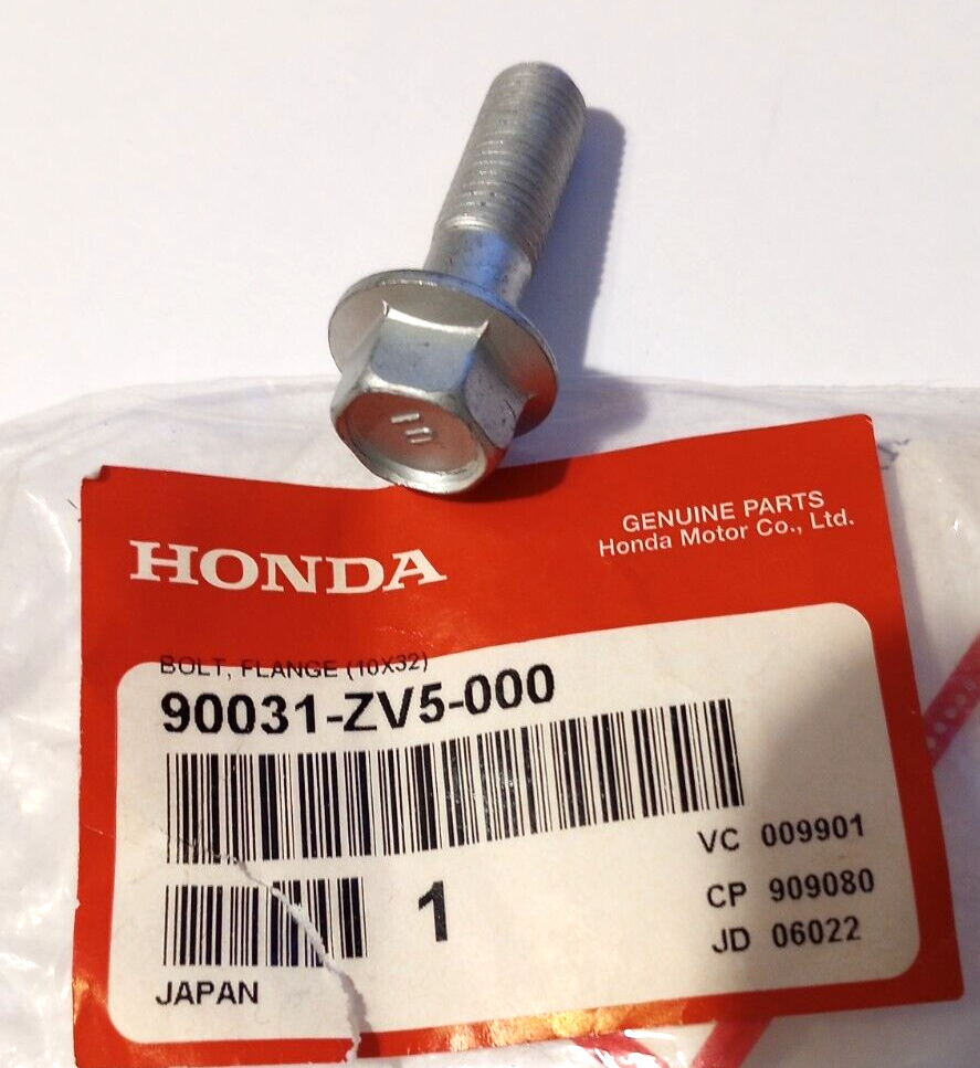 Honda Flange Bolt 10X32 NOS 90031-ZV5-000 (L-7515) | eBay