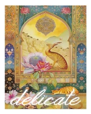 Elegant Nature Wall Art Poster – Intricate Floral Design Home Decor