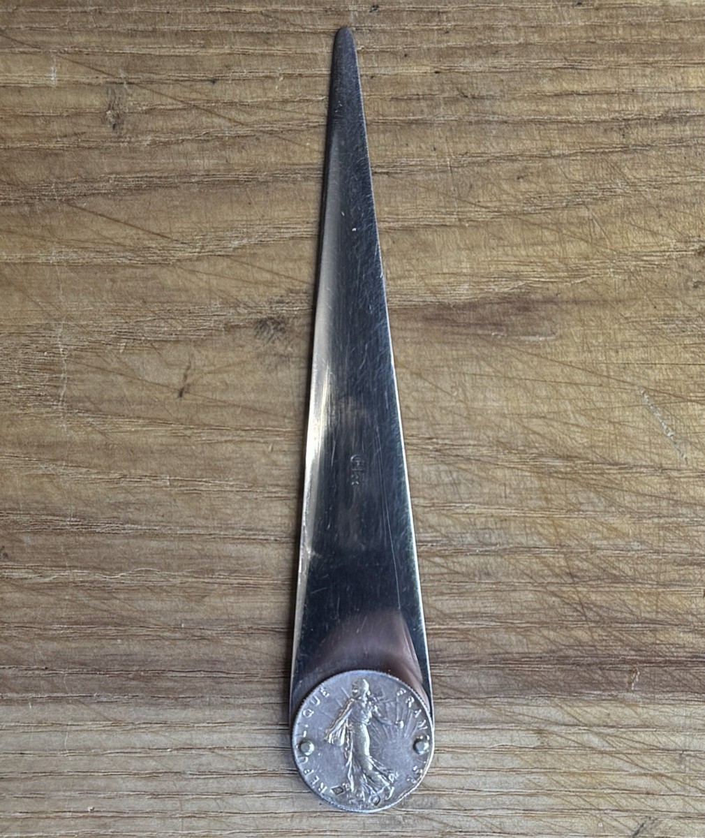 Rare Charles Louis Eloi Pernet Dunhill Steel Silver Depose Letter