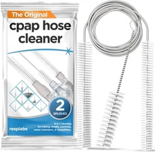 resplabs CPAP Hose Cleaning Brush 8 in 1 Cleaner for White, Light Gray 