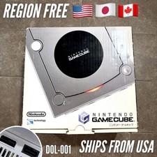 CLEAN Nintendo Gamecube Platinum Console DOL-001 CIB System REGION FREE JPN/USA