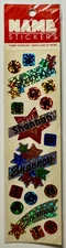 Hambly Studios Vtg Prismatic Name Sticker SHANNON Metallic Scrapbooking Crafting