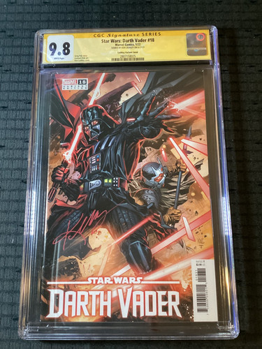 Star Wars Darth Vader #18 CGC 9.8 Signature Series Signed By Ken Lashley