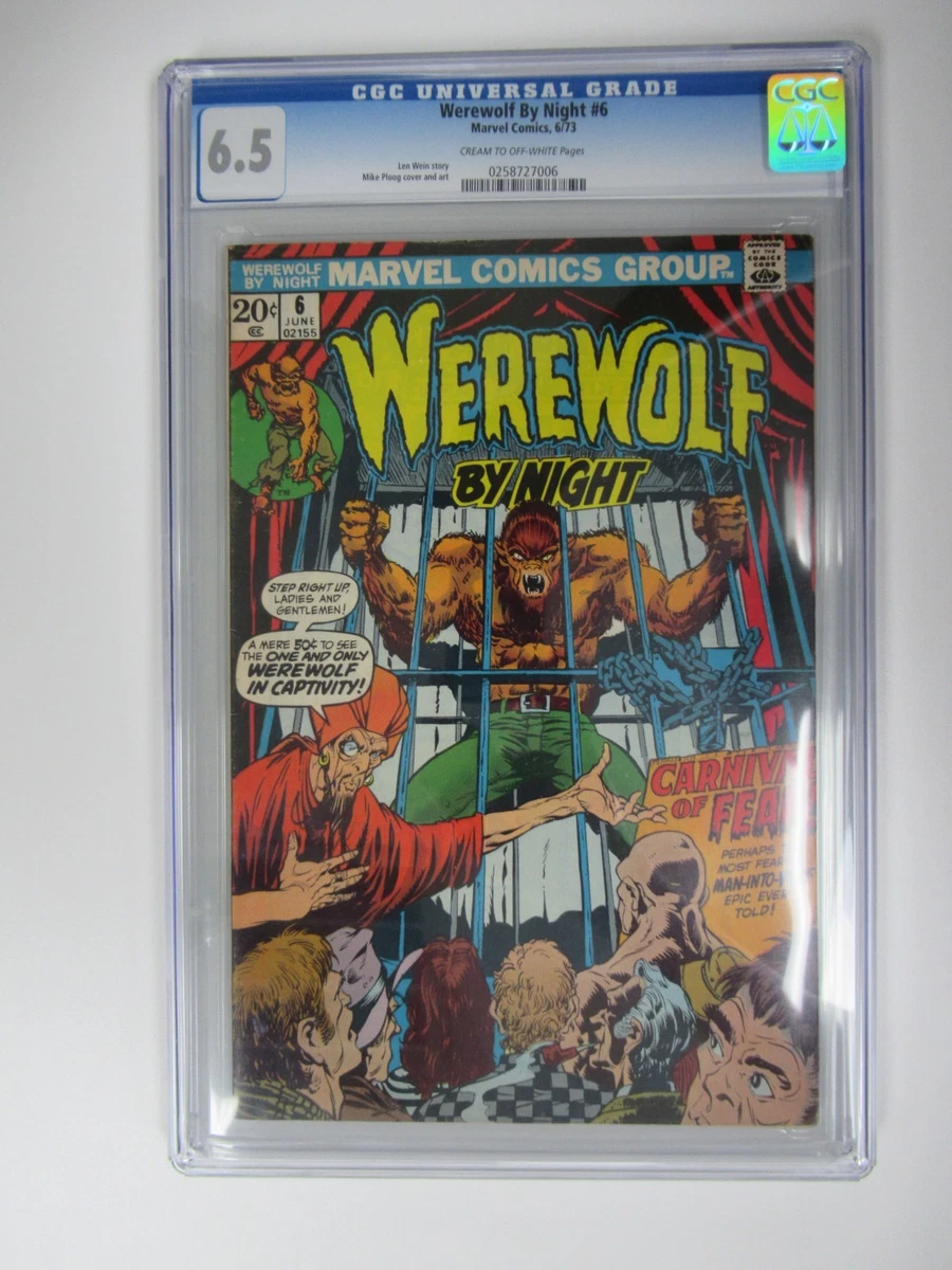 Werewolf by Night Certified Guaranty Company (CGC) Comics, Graphic