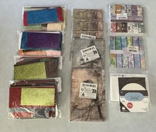 Lot Of Scrapbooking Paper Supplies Scrap, Abstracts, Card making, Collage New