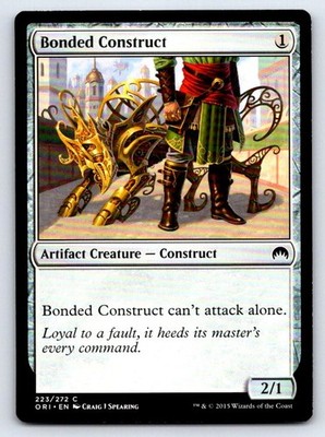 Bonded Construct 223 Common Magic Origins Magic: The Gathering Lightly Played